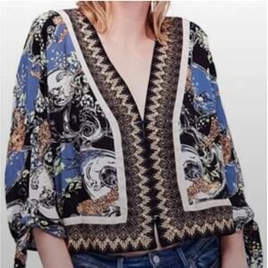 Free People / Catch Me If You Can / Leopard top/ EUC